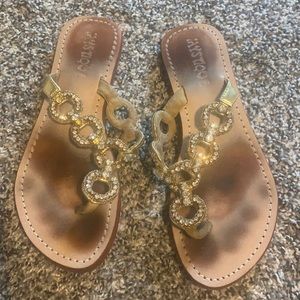 Gold with Rhinestones